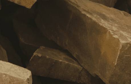 Moellons de pierre de Beauchamps ocre foncé